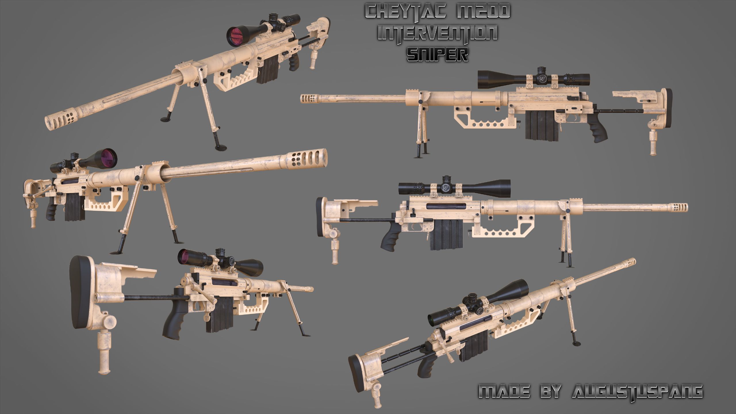 CheyTac M200 “干预”狙击步枪